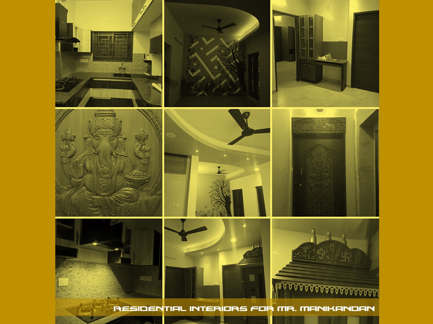 Residential interiors for Mr. Manikandan