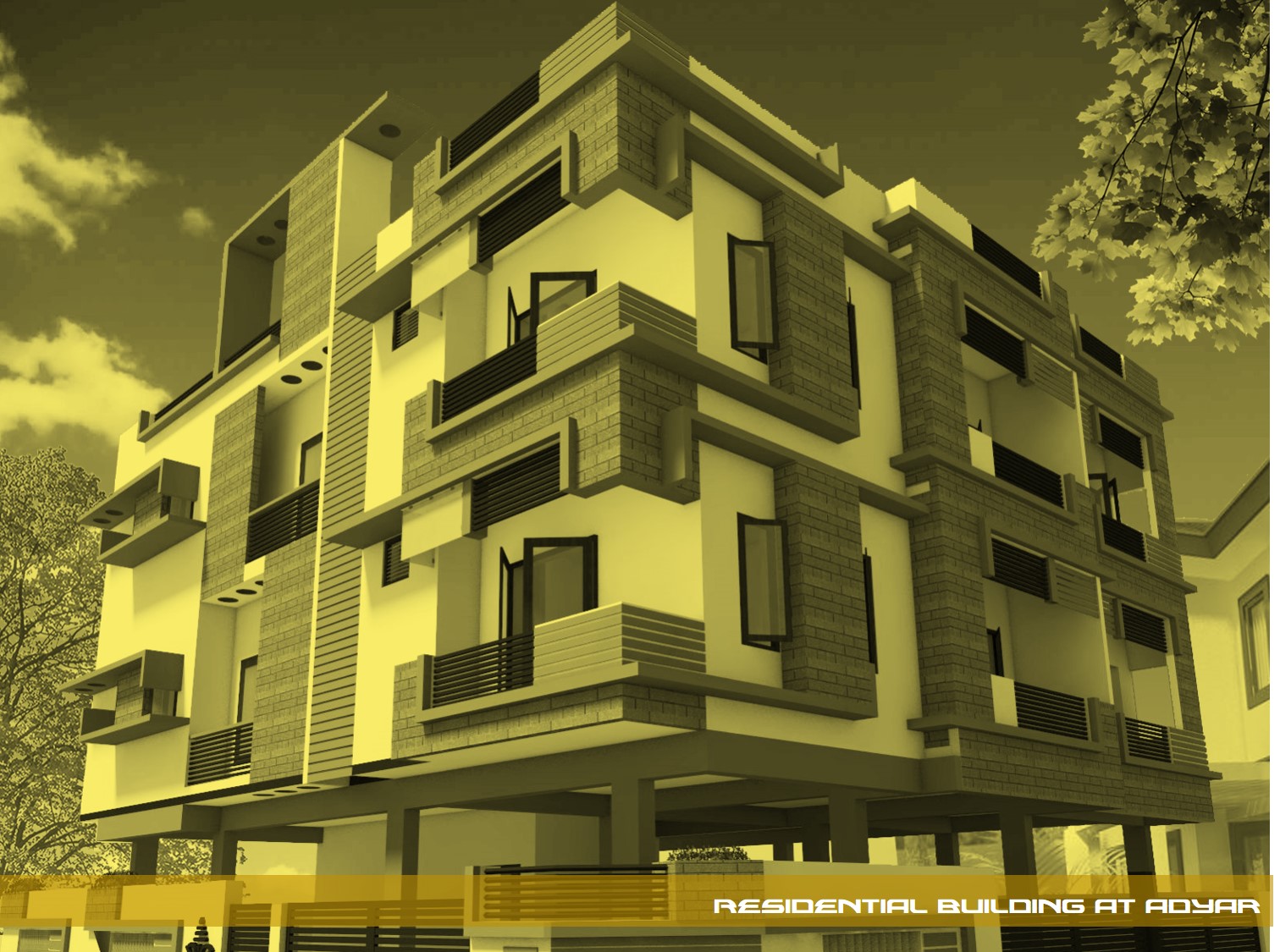 Residential building at adyar